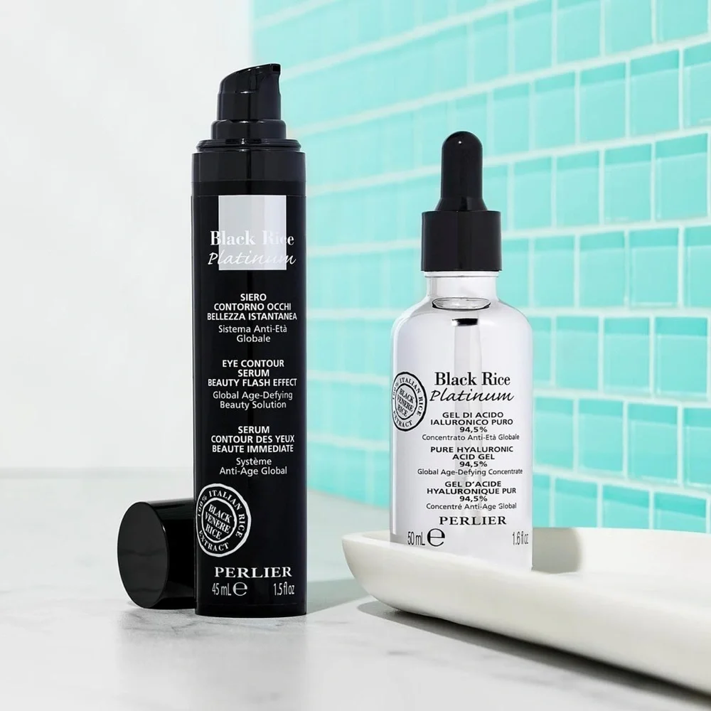 Perlier Black Rice Triple Size Hyaluronic Gel & Eye‎ Serum Auto-Ship®
